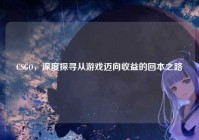 CSGO，深度探寻从游戏迈向收益的回本之路