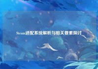 Steam适配系统解析与相关要素探讨