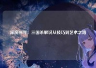 深度探寻，三国杀解说从技巧到艺术之路