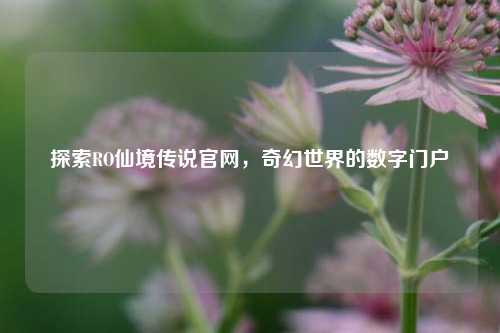探索RO仙境传说官网,奇幻世界的数字门户