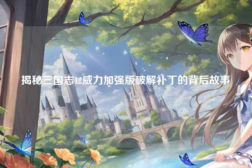 揭秘三国志12威力加强版破解补丁的背后故事