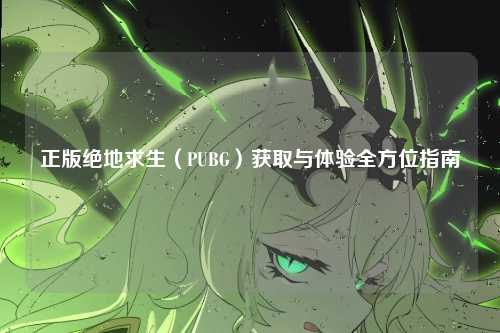 正版绝地求生（PUBG）获取与体验全方位指南