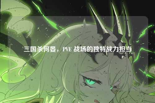 三国杀何晏,PVE 战场的独特战力担当