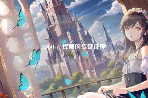 CSGO ，悍匪的传奇征程